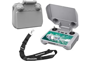 BRDRC Sun Hood with Lanyard for DJI Mini 3 Pro/Air 2S/Mavic 3 Remote Controls,Sunshade Compatible with DJI RC Remote Control Accessories