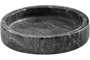 Argon Tableware Coaster de vin en marbre - Dessous de Verre de Bouteille de Style Moderne Rond Standard