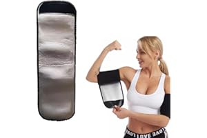 LYQNIHOB Coppia fasce dimagranti braccia, regolabili e brucia grassi, per sudorazione e fitness Adatte a corsa, palestra, yoga, donne e uomini, 2pcs