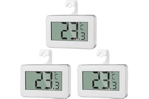 AiQInu 3 Termometro Digital Cocina, Mini Termometro Nevera, Termometro Congelador Refrigerador