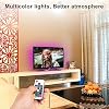 Topist-Striscia-led-TV-100-cm-DC-5-V-USB-TV-retroilluminazione-LED-barra-luminosa-Kit-impermeabili-pi-colori-strisce-RGB-cuttable-USB-Flash-Illuminazione-d-Atmosfera-con-telecomando-IR-frtv-PC-Monitor