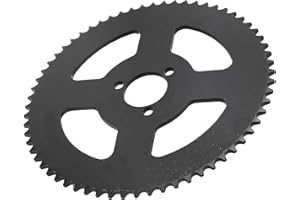 01 02 015 Rear Chain Sprocket T8F 64T, T8F 64T 29mm Sprocket Durable High Reliability Wear Resistance Steel for 47cc 49cc ATV Quad