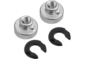 GOSKNOR 2 Piezas de Tuercas para Asiento de Guardabarros, Kit de Tuercas para Asiento de Motocicleta Compatible con 1997-2019 XL 883 1200 '97-'17 FLT Touring Road Glide Road King Street Glide