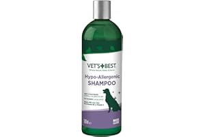 Vet's Best Hypo-Allergenic Shampoo for Dogs | Dog Shampoo for Sensitive Skin | Relieves Discomfort from Dry, Itchy Skin | Cleans, Moisturizes, and Conditions Skin and Coat 500ml