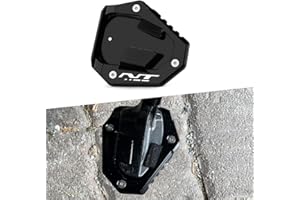 Modeer Compatible avec NT 1100 / NT1100 DCT 2022 2023 2024 2025 Moto CNC Béquille Latérale Côtés de Pied Coussinets d'extension nt 1100 Accessoires (NT-Noir)