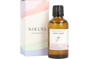 Nikura Snow Pixie Fragrance Oil - 50ml | Perfect for Soap Making, Candle Making, Wax Melts, Diffuser, Burner | Great for use in Bath Bombs, Perfume Oil, Perfume Scents | Vegan & UK Made