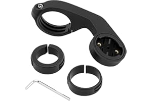 QWORK® Uchwyt rowerowy, uchwyt na kierownicę rowerową, uchwyt na kierownicę, kompatybilny z Garmin Edge, komputery rowerowe 530, 540, 520, 510, 500, 200, 130