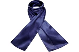 Basic Sense Plain Pure Natural Silk Light Weight Fine Soft Skin Scarf