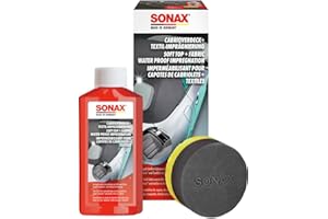 ‎SONAX SONAX Cabrioverdeck+Textil-Imprägnierung (250 ml) Farbauffrischung und Schutz vor Wiederverschmutzung von Stoffverdecken | Art-Nr. 03101410