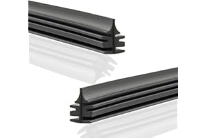 GMENTS 2Pcs 28" Wiper Blade Refills Windscreen Wiper Rubber Strips Universal Car Frameless Replacement Windshield Front Rear Wiper Blades Refills Parts for Most Auto Vehicle Vans Trucks Buses, Gray-black