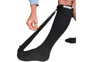 gr8ful® Plantar Fasciitis Night Sock Brace | Dorsal Splint Compression Socks for Achilles Tendonitis & Plantar Fasciitis Treatment | Provides a gentle stretch overnight | Lightweight | Black (s/m)