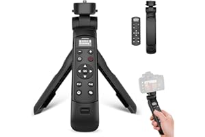 HANPUSEN Kompatibel mit Nikon Kamera Stativ - Mini-Stativ mit aufladbarer Fernbedienung mit Focus Zoom für Nikon Z5 II/Z f/Z5/Z50/Z50 II/B600/A1000/Z30/Z fc/Z6 II/Z7 II - Ideal für Vlogging