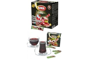 KOZA Granatapfel Instant Getränkepulver Stick einzeln Verpackt 50er Pack | Pulver für Heiß oder Kalt Getränk | Türkischer Tee | Ice Tea Pulver | Eistee | Früchtetee | Cay | Teepulver |
