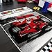 Kids' Rug - Boys - Play Carpet - Racing Car - Red, Size:80x150 cm