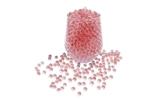 KONFEN Perlas de Agua, 20000 Bolas de Gel Rojo, 100g Bolas Hidrogel Perlas de Gel Bolitas No Tóxico Water Beads para Planta Flores Decoración (Rojo)