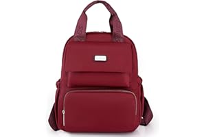 Travistar Backpack Womens Small Nylon School Bag Water-resistant Lightweight Travel Daypacks Casual Ladies Anti-Theft College Bag Fashion Handbag Work Shopping Rucksack for Girls and Women