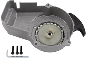 ‎GOOFIT GOOFIT Motorrad Legierung Pull Start Rückstoß Starter Ersatz Für 2-Takt 49cc Mini Off Road Quad ATV Roller PocketBike