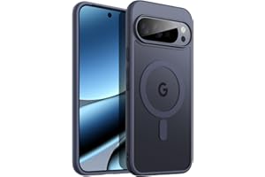 ‎JETECH JETech Etui Magnetyczne dla Google Pixel 10/10 Pro 2025, Kompatybilne z MagSafe i Ładowarka Pixelsnap, Półprzezroczysty Matowe Tył Odporny na Wstrząsy Osłona Telefonu (Księżycowy Szary)