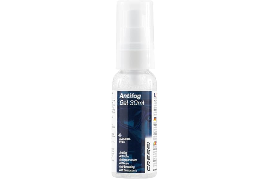Cressi Anti Fog Spray/Gel/Sponge for Diving Masks/Swim Goggles (Packaging may vary)