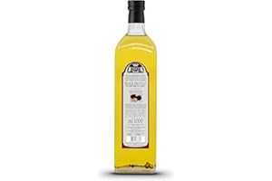 ‎VALNERINA TARTUFI Valnerina Tartufi schwarzes Trüffelöl 1L Black Truffle Oil, Olivenöl mit schwarzem Trüffelaroma und echtem Trüffel, Öl zum Kochen und Würzen, Flasche 1000 ml