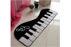 WICIS Crochet Loquet Kits Tapis Pour Adultes Grand Diy Crochet Fil Kits Tapis Faire De L'artisanat Crochet Needlework Artisanat Débutant Loquet Crochet Craft Kit Tapis De Broderie,Piano