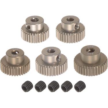 Pignone In Acciaio Temprato NHX MOD1 34T Foro 5mm Per Drag Racing RC - Modellismo Elettrico