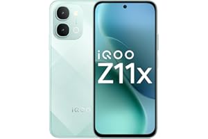 iQOO Z11x 5G (Prismatic Green, 6GB RAM, 128 GB Storage) | Dimensity 7400-Turbo Processor | 7200 mAh Battery Smartphone | Powe