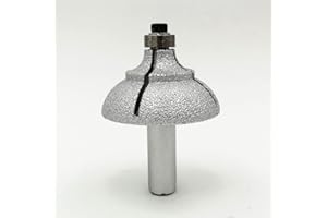 SHDIATOOL Diamante Router Bit 1/2 Pollici Gambo per Marmo Pietra Granito Fresa (N.21)
