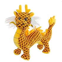 Chinesisches Drachen-Plüschtier Von ISAKEN – Kuscheliges Stofftier Als Kissen & Deko, In 4 Größen (15-45 Cm)