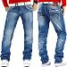 Produktbild Cipo&Baxx Herren Jeans Hose C-595 Blau Hosengröße W38 / L36