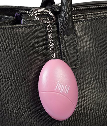jay!d Die wohl BESTE Selbstverteidigung für Frauen in Form eines Panikalarms, dieser Taschenalarm Schlüsselanhänger mit starken 120db Lautstärke versetzt jeden Angreifer in die Flucht. Dieses handliche Gadget ist IDEAL für alle die spät nachts unterwegs sind. Hier mit einer extra starken Batterie! Für ein bisschen mehr Sicherheit. Schlüsselanhänger mit Ring. Beste alternative zum Pfefferspray! In vier Farben erhältlich! (ROSA / PINK) - 3