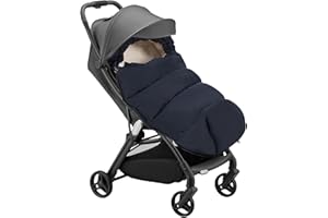 ALOSKART Sacco Passeggino Invernale, Coprigambe Passeggino Universale Grande, Sacco Nanna Passeggino Universale, Sacco Termico Passeggino Universale, Sacco a pelo Passeggino Grande (Blu Navy)