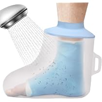 Copertura Impermeabile Per Gesso - Protezione Doccia Per Gamba E Piede, Riutilizzabile E Facile Da Usare