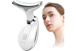 ‎ANLAN Gesichtsmassagegerät, ANLAN Gesicht Schönheit Gerät mit 3 Modi für Gesichtsmassage, 45℃ Beauty Gesichtsgerät für Gesichtspflege & Hautkomfort, Massagegerät Gesicht für Damen und Herren