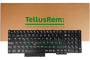 TELLUSREM Teclado de respuesto Español retroiluminado para Lenovo Thinkpad P50 P70 P51 P71