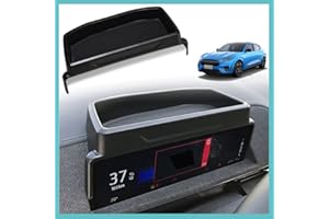 BestEvMod AOSKonology Compatible with Mach E Center Console Dash Storage Box Tray Organizer Sunglasses Compatible with Mustang Mach-E Interior Accessories 2021 2022 2023