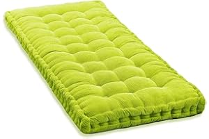 JORTUIO Coussin pour Banc Jardin 200/180/160/150/120/110cm, Coussin pour banc de 1/2/3 Places Exterieur intérieur Coussin D'assise Salon de Jardin Coussin Matelas Assise Dossier(Color6,200x40cm/79x16in)