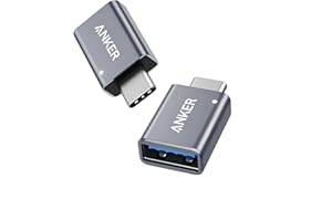 Anker USB-C auf USB Adapter, High-Speed Datentransfer, USB 3.0 Female Adapter, kompatibel mit MacBook Pro 2020, iPad Pro 2020, Samsung Notebook 9, Dell XPS und mehr (Doppelpack)