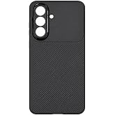 Coverzone Samsung Galaxy A17 ile Uyumlu Silikon Kılıf TPU Negro Silikon Ultra Slim Fit Kılıf İle Uyumlu Karbon Delux kılıf Si