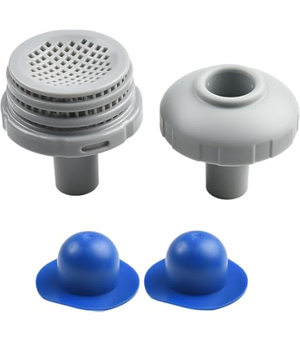 Intex Pool Einlassdüse Set - 32mm Schlauchanschluss Mit Siebgitter Blau