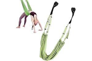 Aerial Yoga Seil,Aerial Yoga Schaukel, Stretching-Ausrüstung mit Türanker, Flexibilitätstrainer, Backbend-Assistent für Spagat, starkes Anti-Schwerkraft-Spagat-Training Yumna