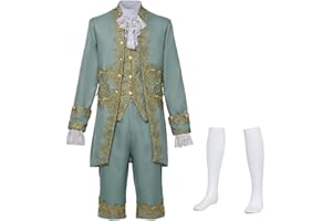 FAD-4U Costume Médiéval Manteau Victorien Pour Homme Style Rococo Steampunk Gothique Prince Manteau Costume Mariage invités Makeup Party