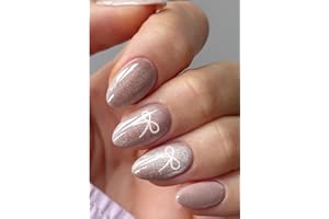 ‎JMEOWIO JMEOWIO Nagelfolie UV Härtend Katzenaugen Mit Schleife UV Gel Nail Strips Nagelsticker Nagelaufkleber Nail Art Dekoration Nageldesign Zubehör