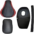 KOHLI BULLET ACCESSORIES Seat Cover with Tank Cover + Back Rest Foam Combo Set for RE Classic 350/500cc