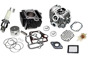 UNTIMERO 110ccm Zylinder KIT Kopf ZÜNDKERZE für SHINERAY XY110ST Mini ATV 110 4T Zylinderkit