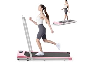 HOME FITNESS CODE HomeFitnessCode Laufband Walking Pad - Laufpad für Zuhause bis 120kg Gehband Schreibtisch Band Treadmill für Zuhause und Büro