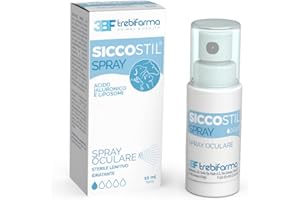 SICCOSTIL Spray - 3BF - Spray oculare sterile lenitivo idratante - Acido Ialuronico e liposomi - 10 ml - Trebifarma