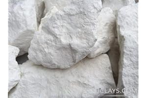 UCLAYS White Essbare Tonstücke (Klumpen) Natürlich zum Essen (Lebensmittel), Essbarer Ton, 4 oz (110 g)