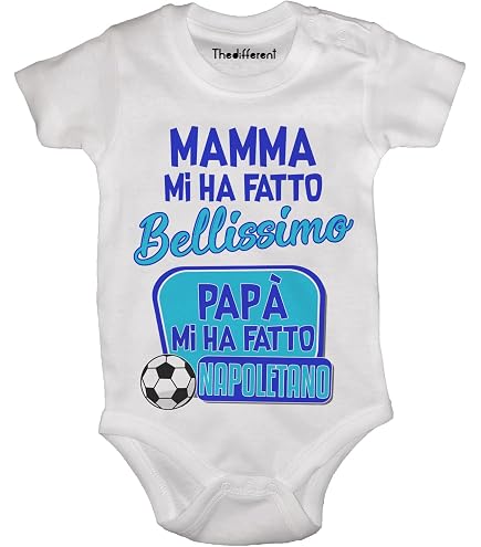 Body Neonato Bimbo Bimba Bari Cuore Barese Tifo Squadra Sport - 8