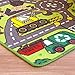 Superb Kids Childs Rug Construction Site Road Map Play Mat 100cm x 133cm (3'3 x 4'3 approx)